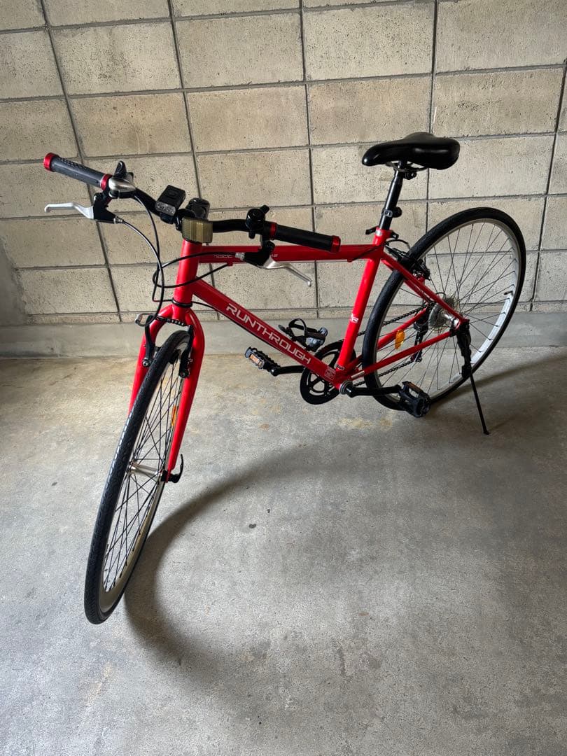 りんさん専用「赤 クロスバイク (700c)」[配達可能]