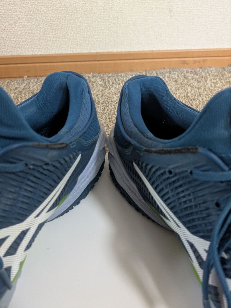 ★アシックス ASICS テニスシューズ ネイビー/ホワイト/グリーン★