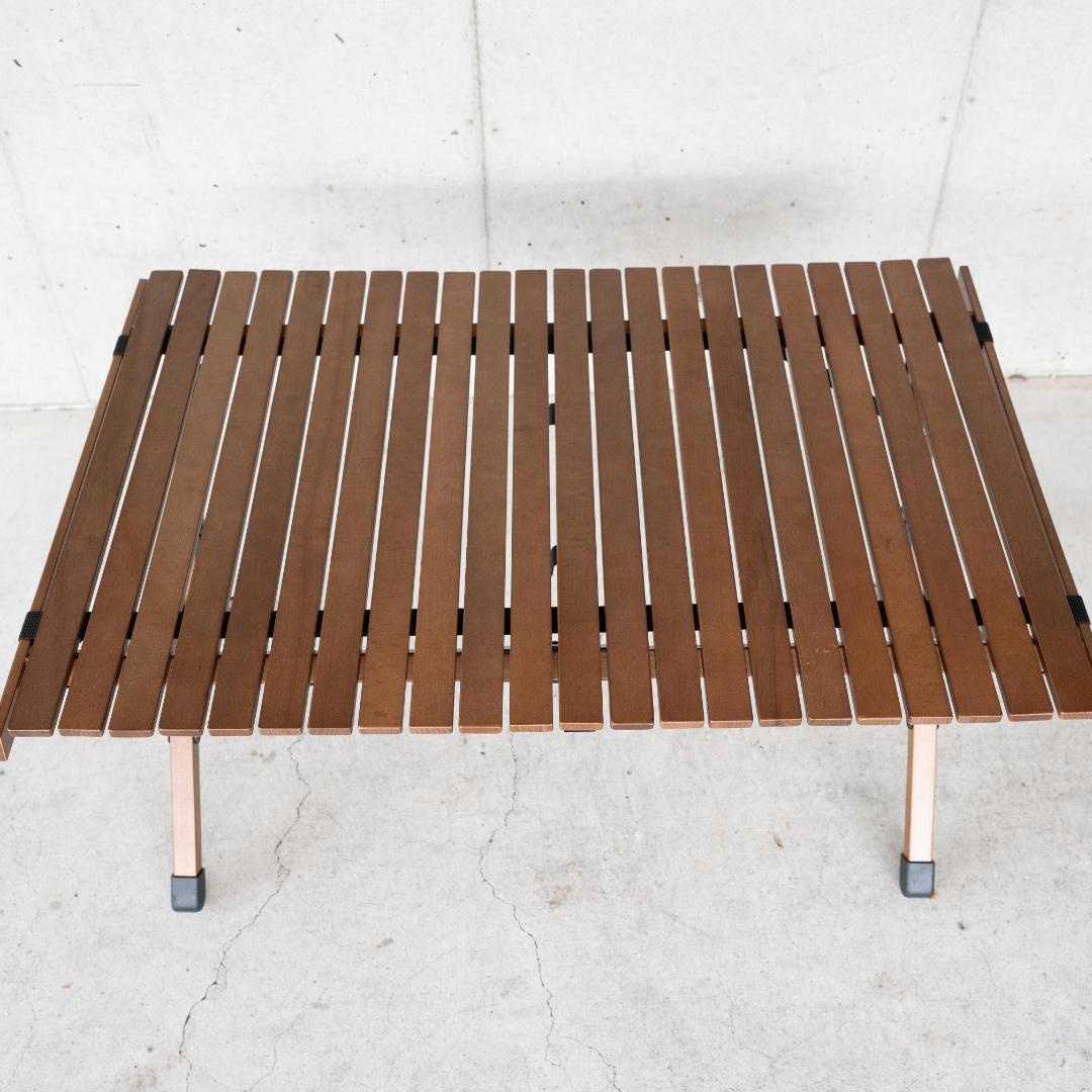 hilander ウッドロールトップテーブル90