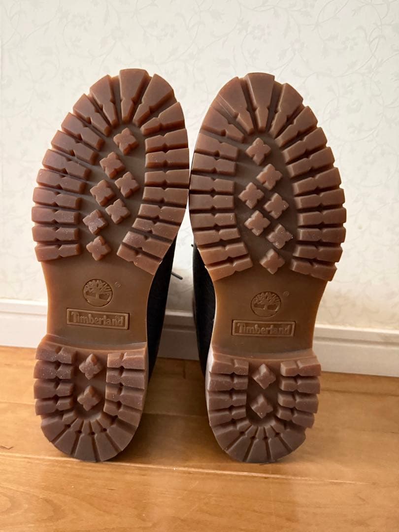 ティンバーランドメンズレザー 6インチ　プレミアムブーツ　ダークグレー＆ブラウン