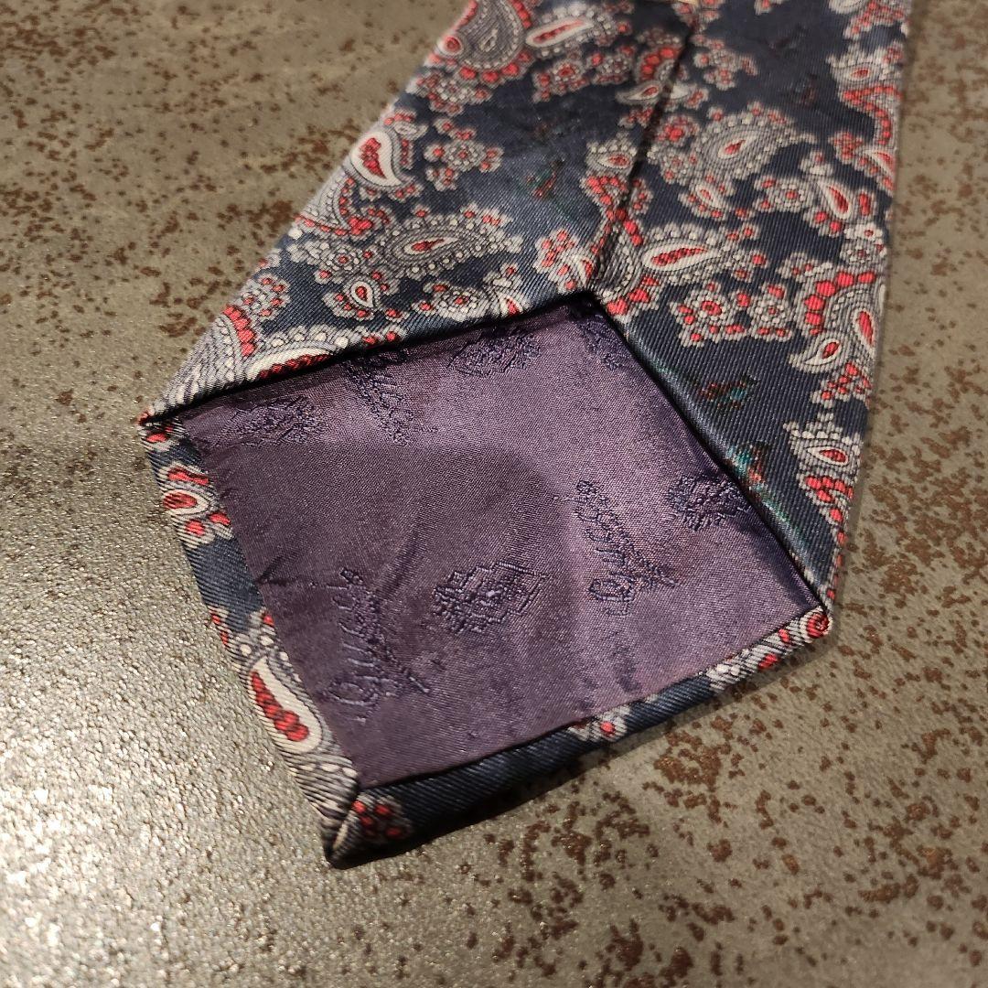 GUCCI グッチ ネクタイ ペイズリー ネイビー ハイブランド 高級 人気