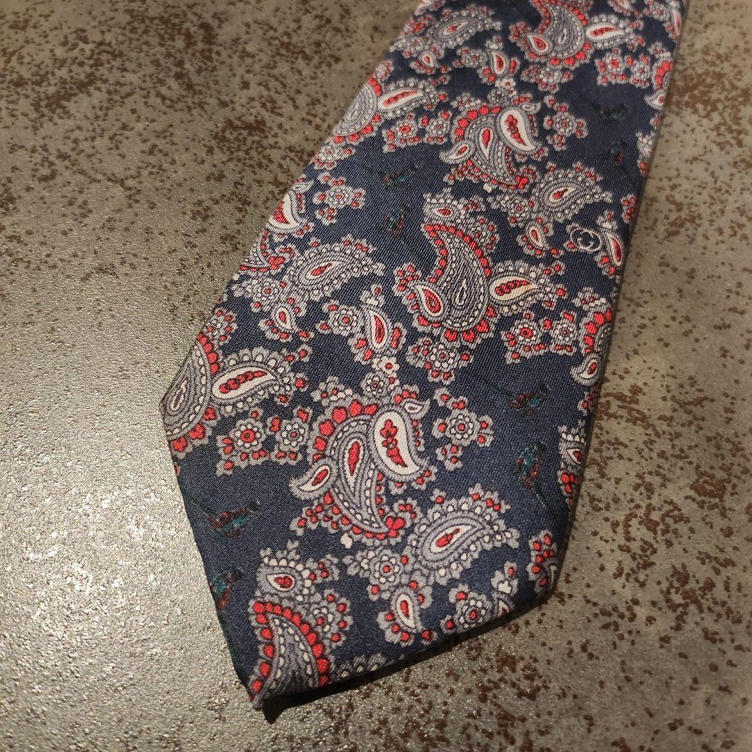 GUCCI グッチ ネクタイ ペイズリー ネイビー ハイブランド 高級 人気