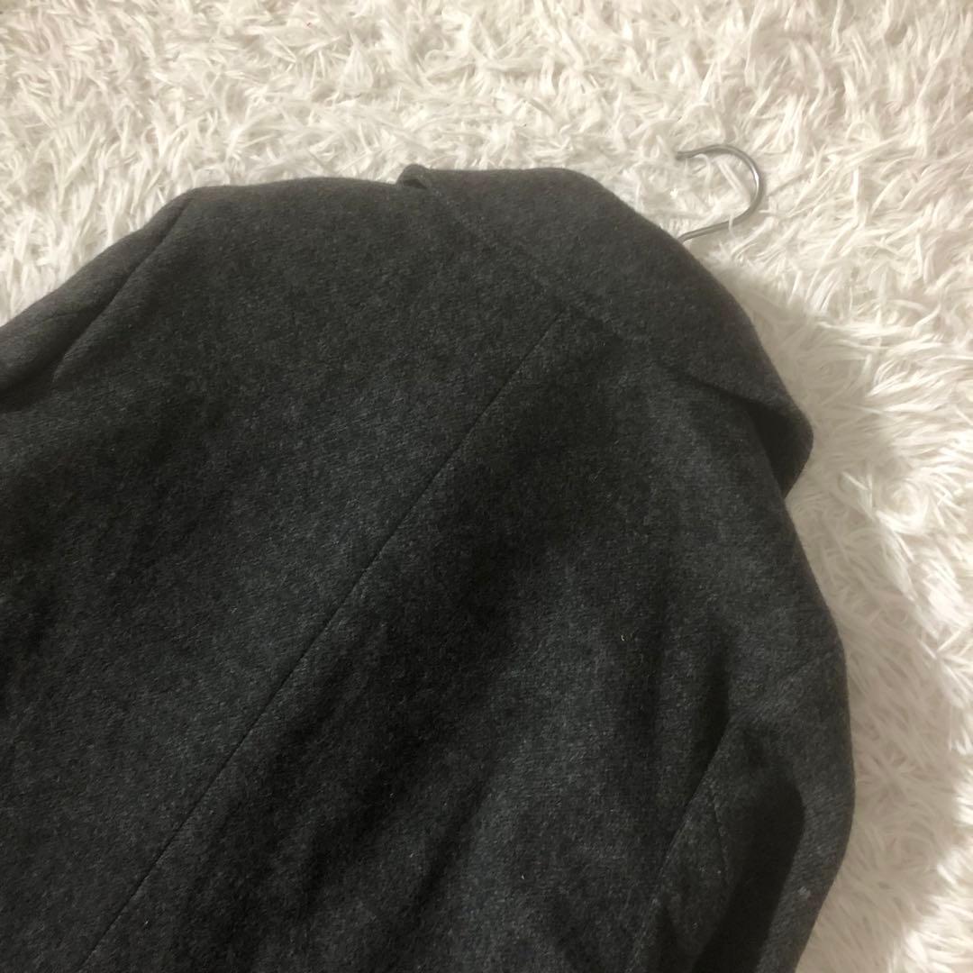 美品 ジェイプレス 24AWショートビーバー ステンカラー コート Aライン