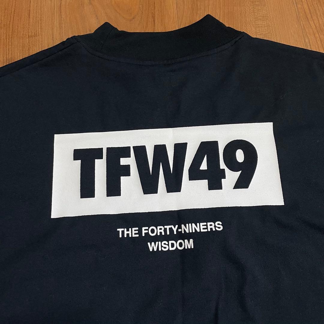 TFW49 ハーフモックネック ロングT ブラック　L ゴルフ