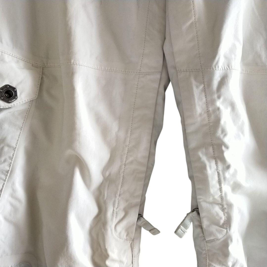 【高機能】US ノースフェイス HYVENT スノーボード パンツ 白 L