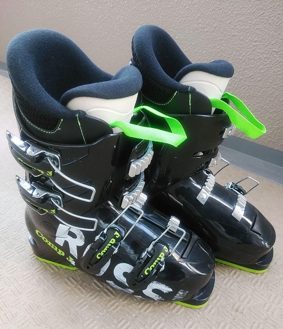 スキー3点セット　板130cm ブーツ23cm ストック　ジュニア子供用