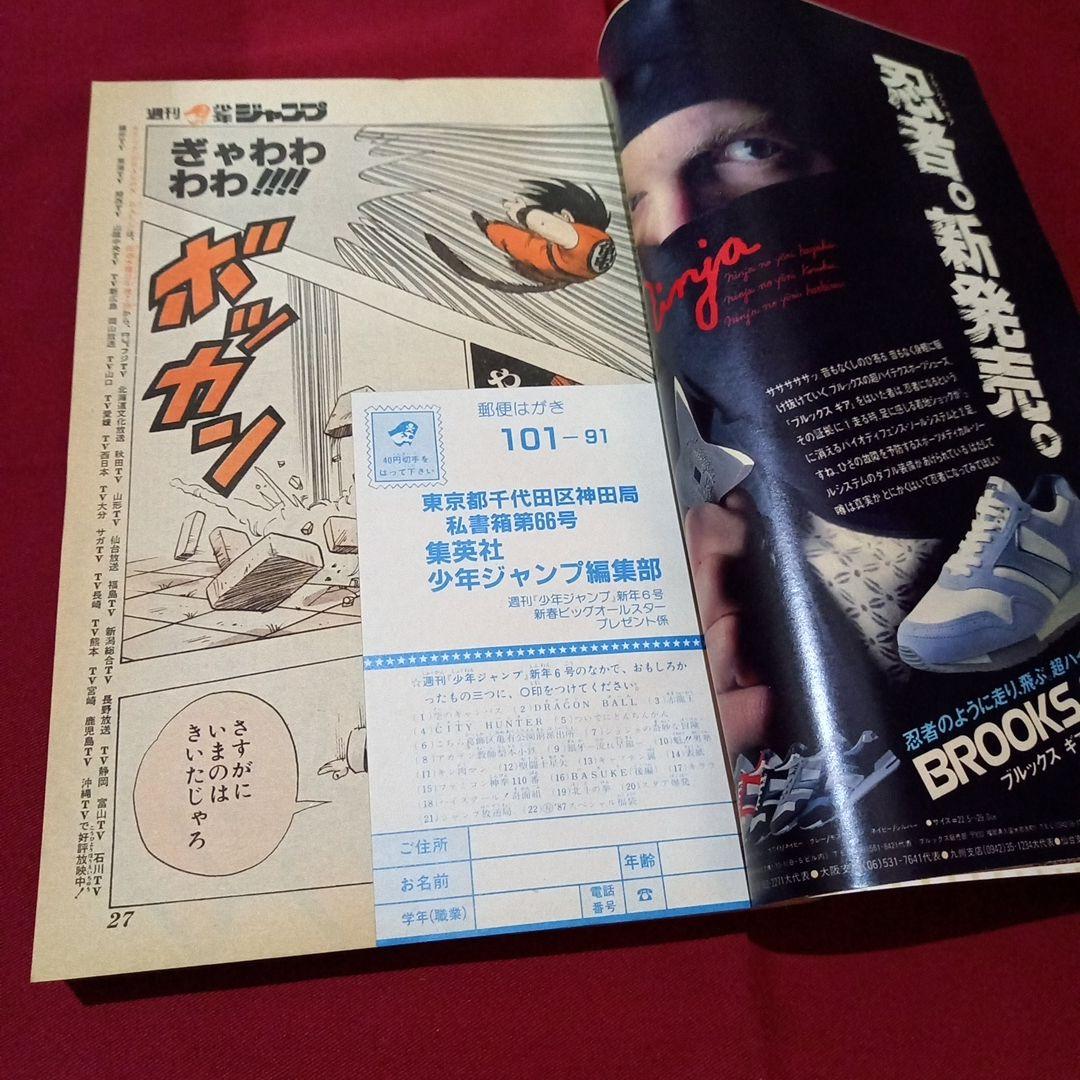 【当時物美品】週刊 少年 ジャンプ 1987年6号 漫画 アニメ