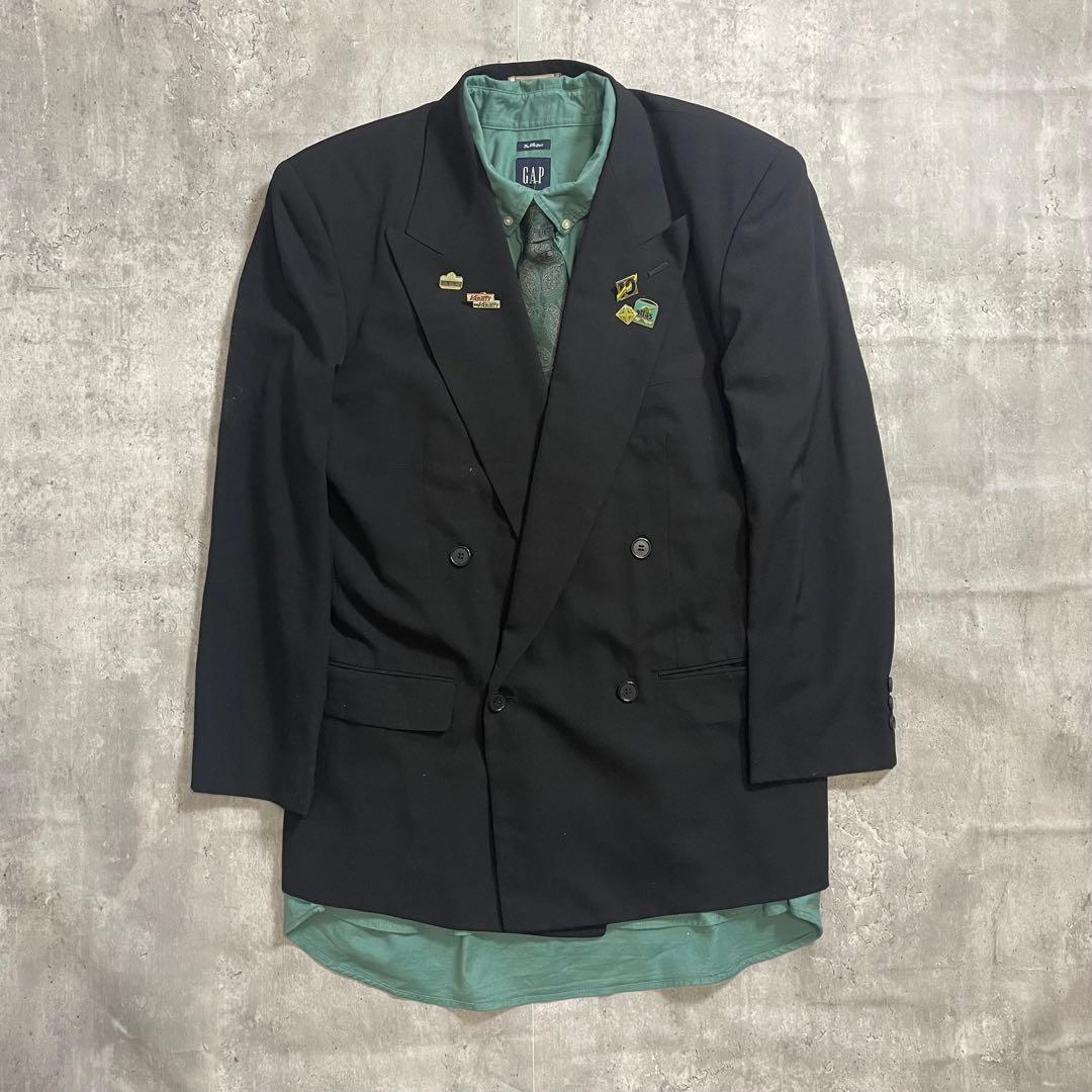 5点セット✨ イヴサンローラン セットアップ スーツ ネクタイシャツ 成人式 黒