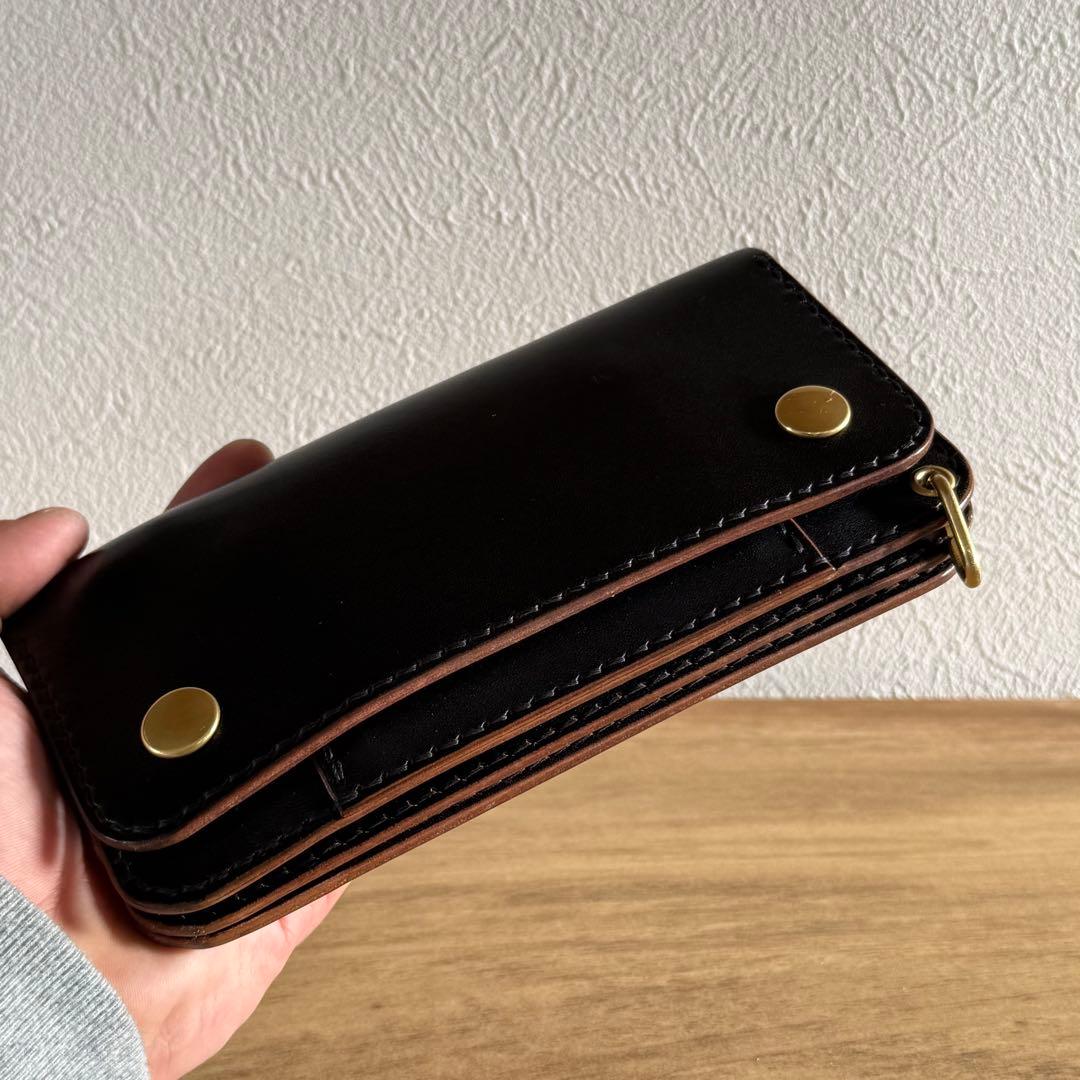 栃木レザー サドル トラッカーウォレット 42talon