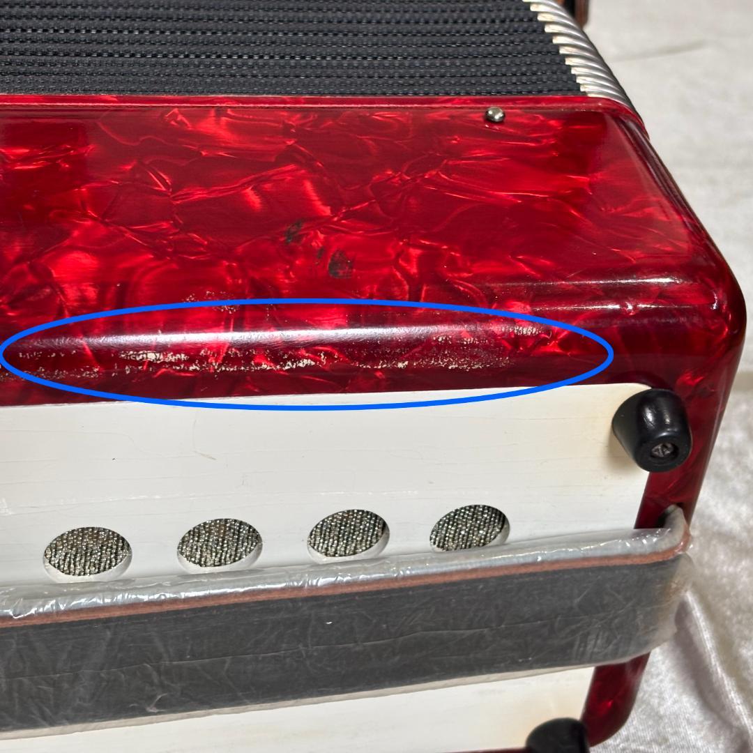 YAMAHA アコーディオン 赤 30鍵