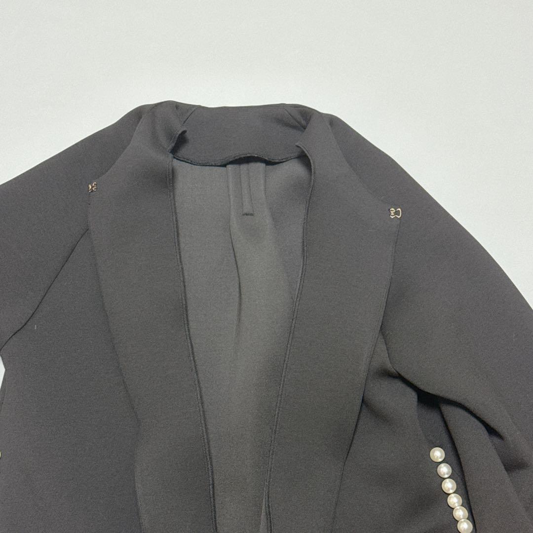 新品未使用✨ Frene フラーネ 袖フレアパールボンディングコート M−L