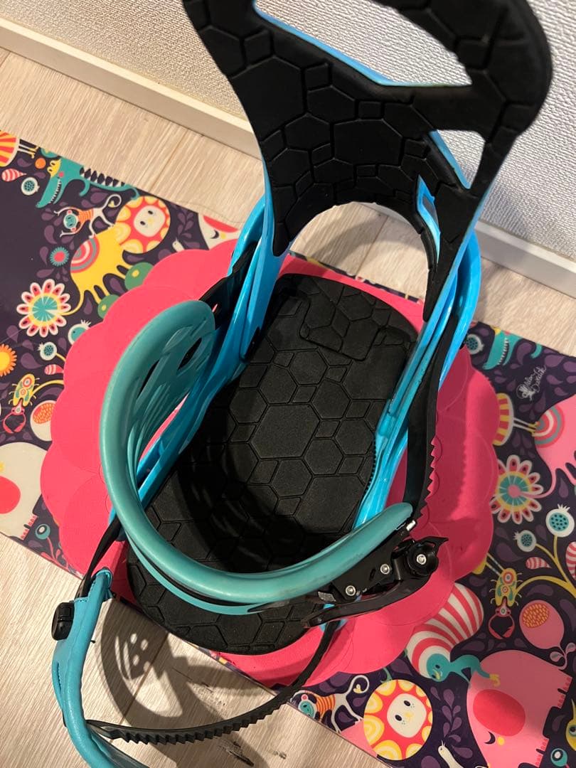 Burton スノーボード バインディング　セット　カラフルデザイン 130