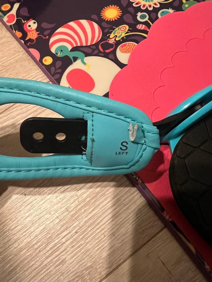 Burton スノーボード バインディング　セット　カラフルデザイン 130