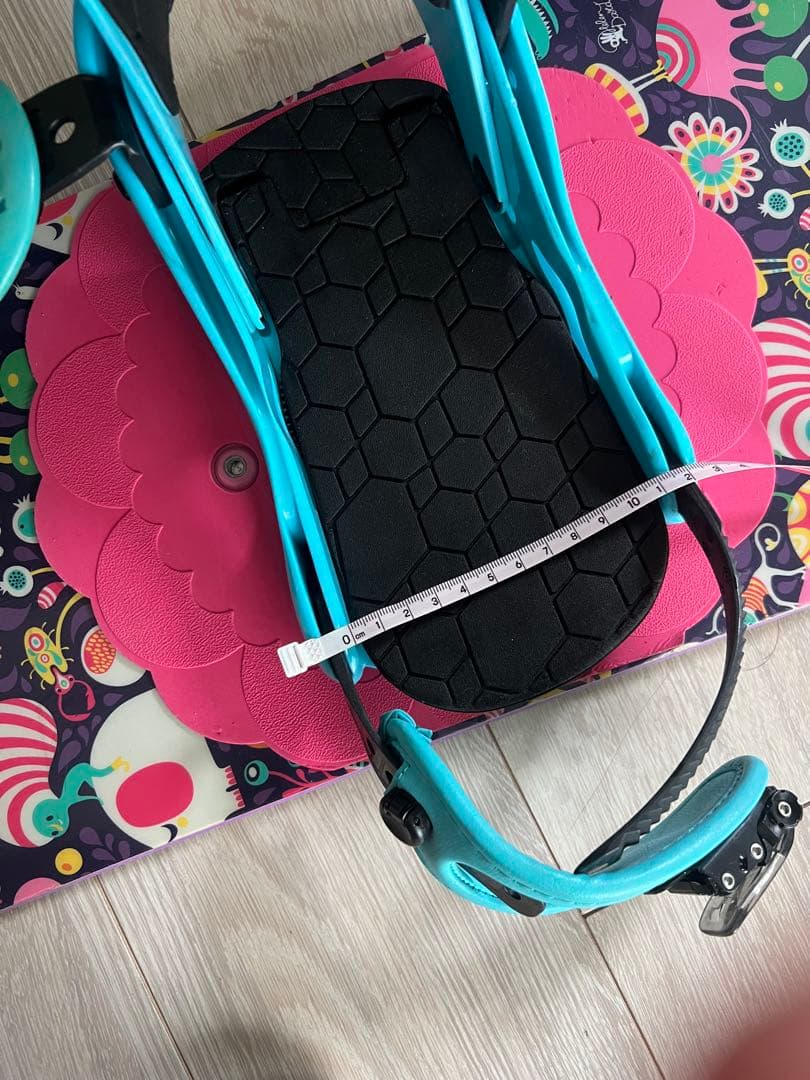 Burton スノーボード バインディング　セット　カラフルデザイン 130