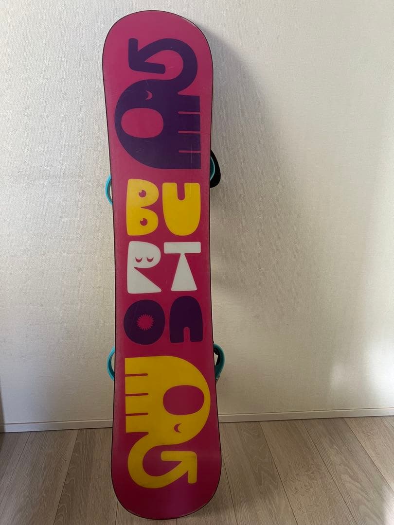 Burton スノーボード バインディング　セット　カラフルデザイン 130