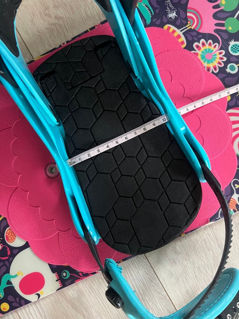 Burton スノーボード バインディング　セット　カラフルデザイン 130