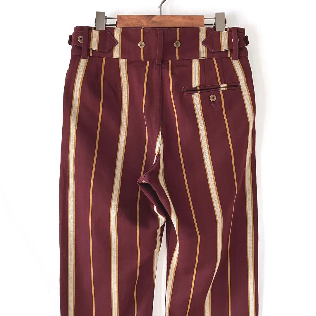 未使用 希少 UK製 ナイジェルケーボン プリーツパンツ ウール 32