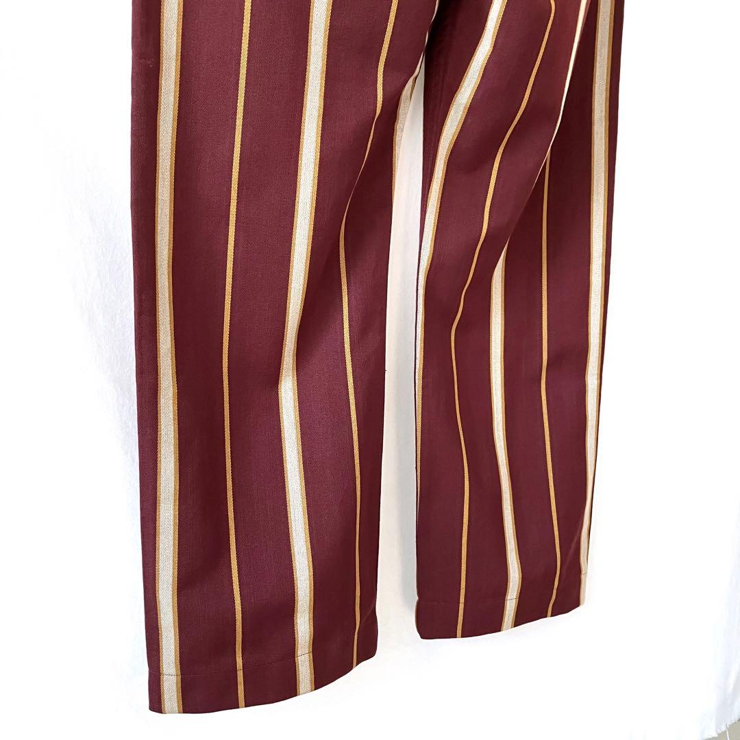 未使用 希少 UK製 ナイジェルケーボン プリーツパンツ ウール 32