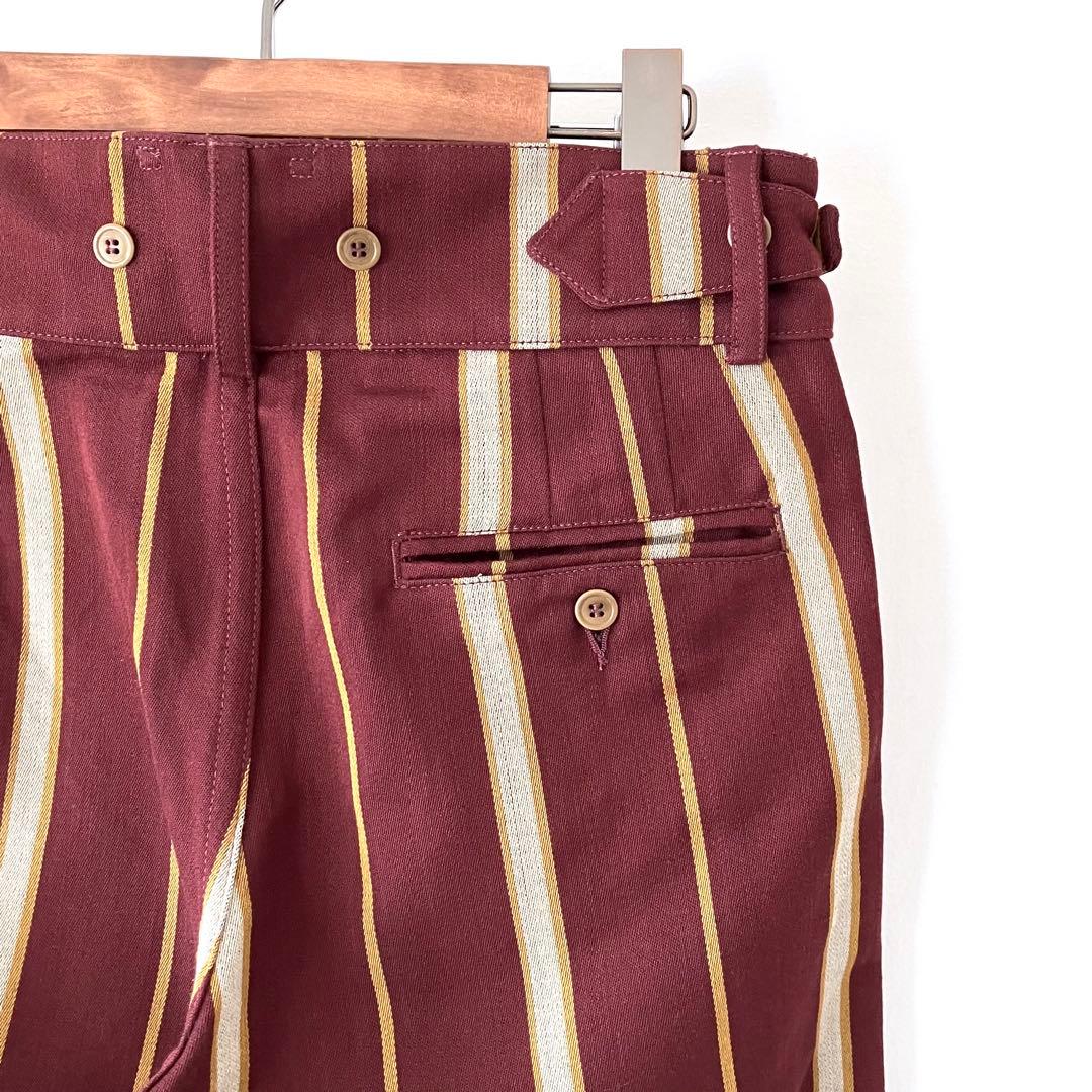 未使用 希少 UK製 ナイジェルケーボン プリーツパンツ ウール 32