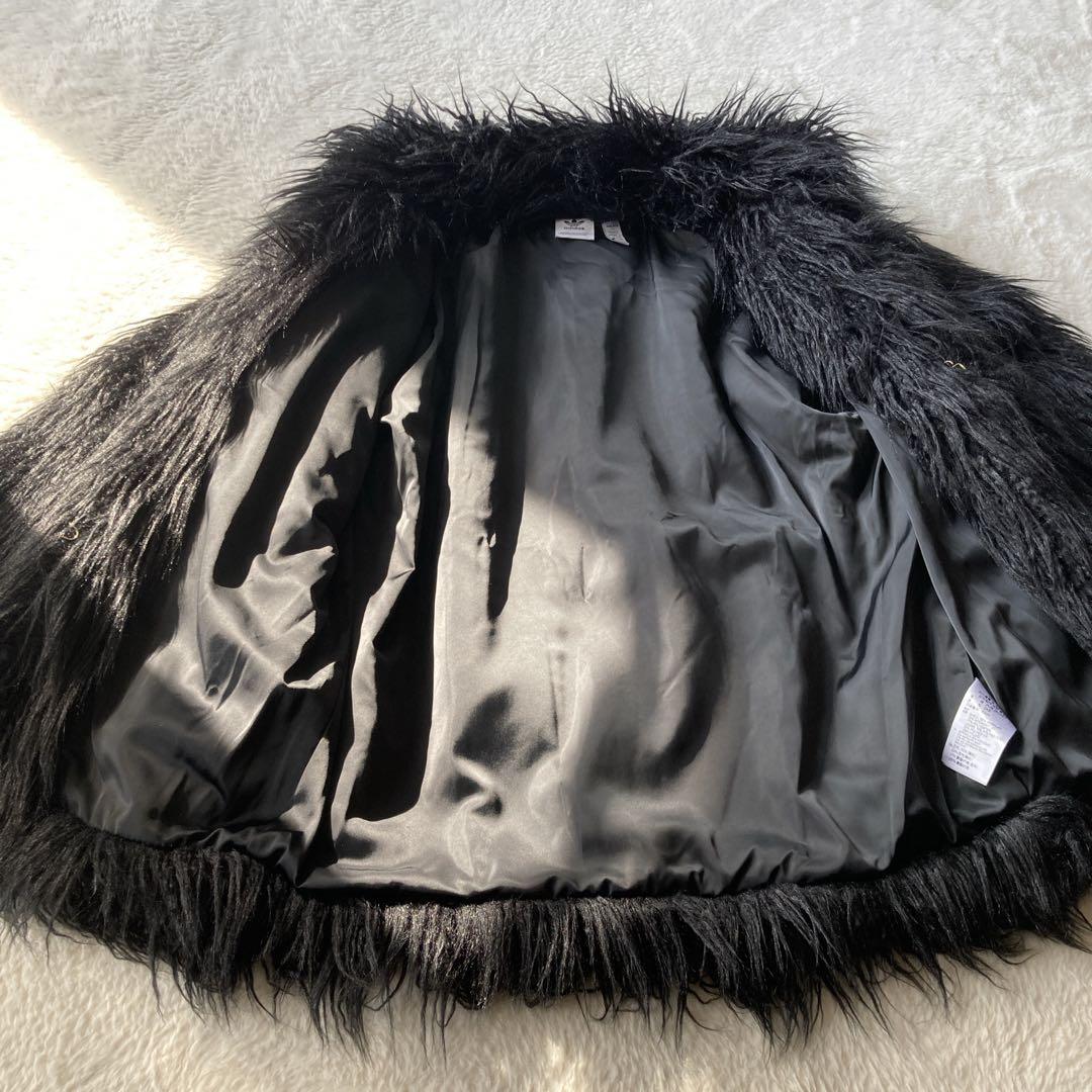 希少✨adidas Originals アディダス フェイク ファージャケット