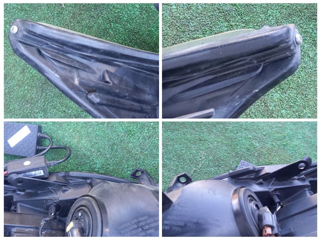 トヨタ プリウス30純正47-29 ヘッドライト左右 社外FCL HIDシステム