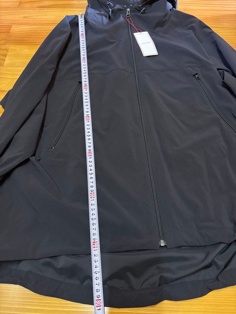 新品‼️DRESSTERIOR ブラック フード付きジャケットストレッチ裏地付き