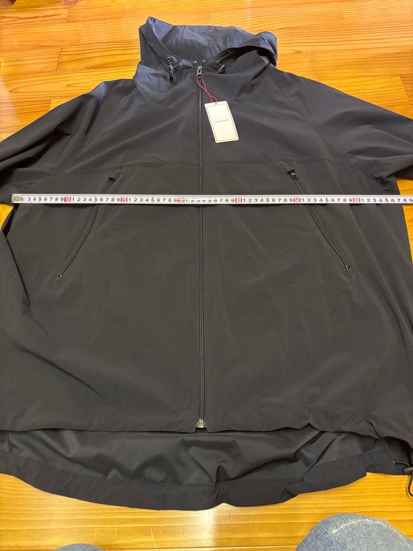 新品‼️DRESSTERIOR ブラック フード付きジャケットストレッチ裏地付き