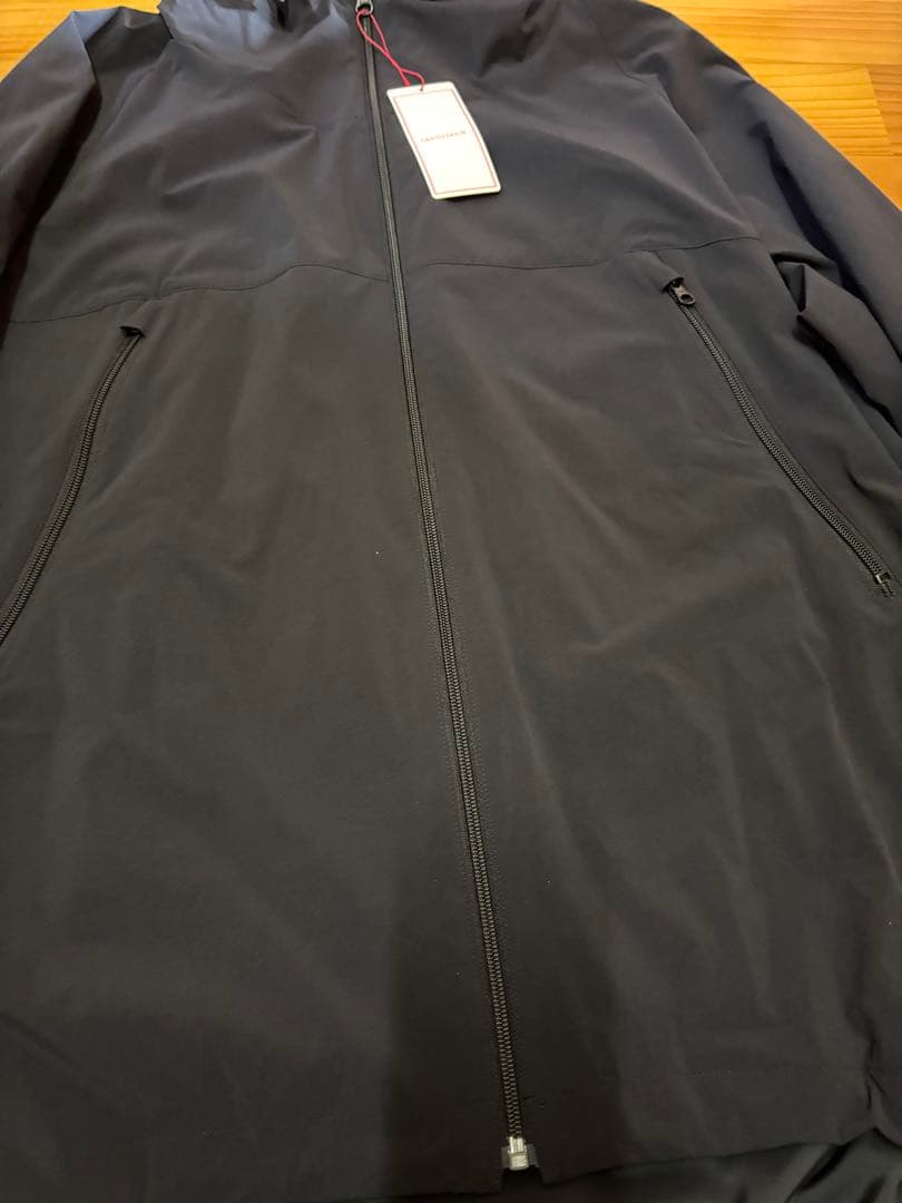 新品‼️DRESSTERIOR ブラック フード付きジャケットストレッチ裏地付き