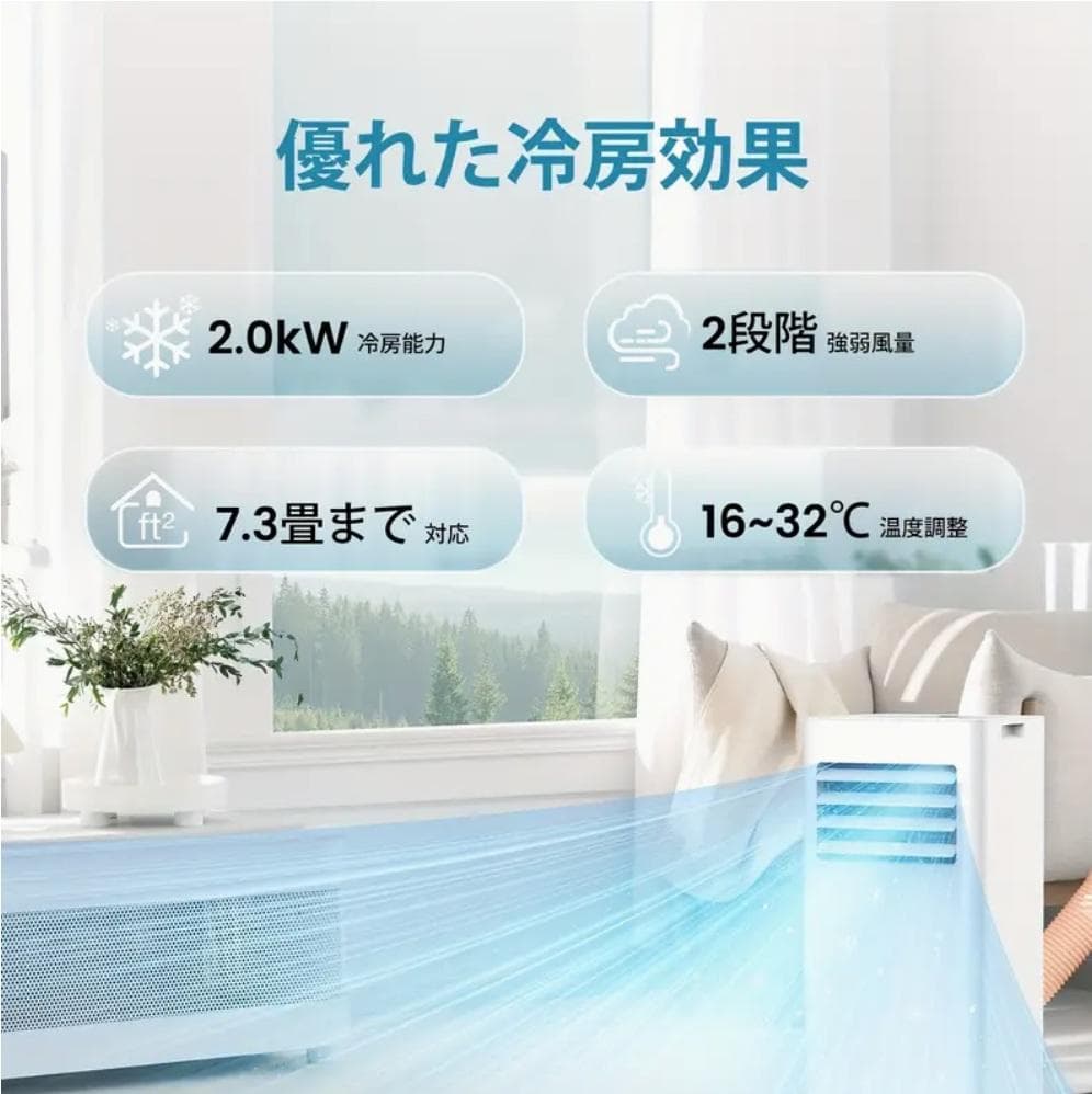 今季最後の1個！！新品未使用☆匿名発送☆　スポットクーラー　窓用エアコン