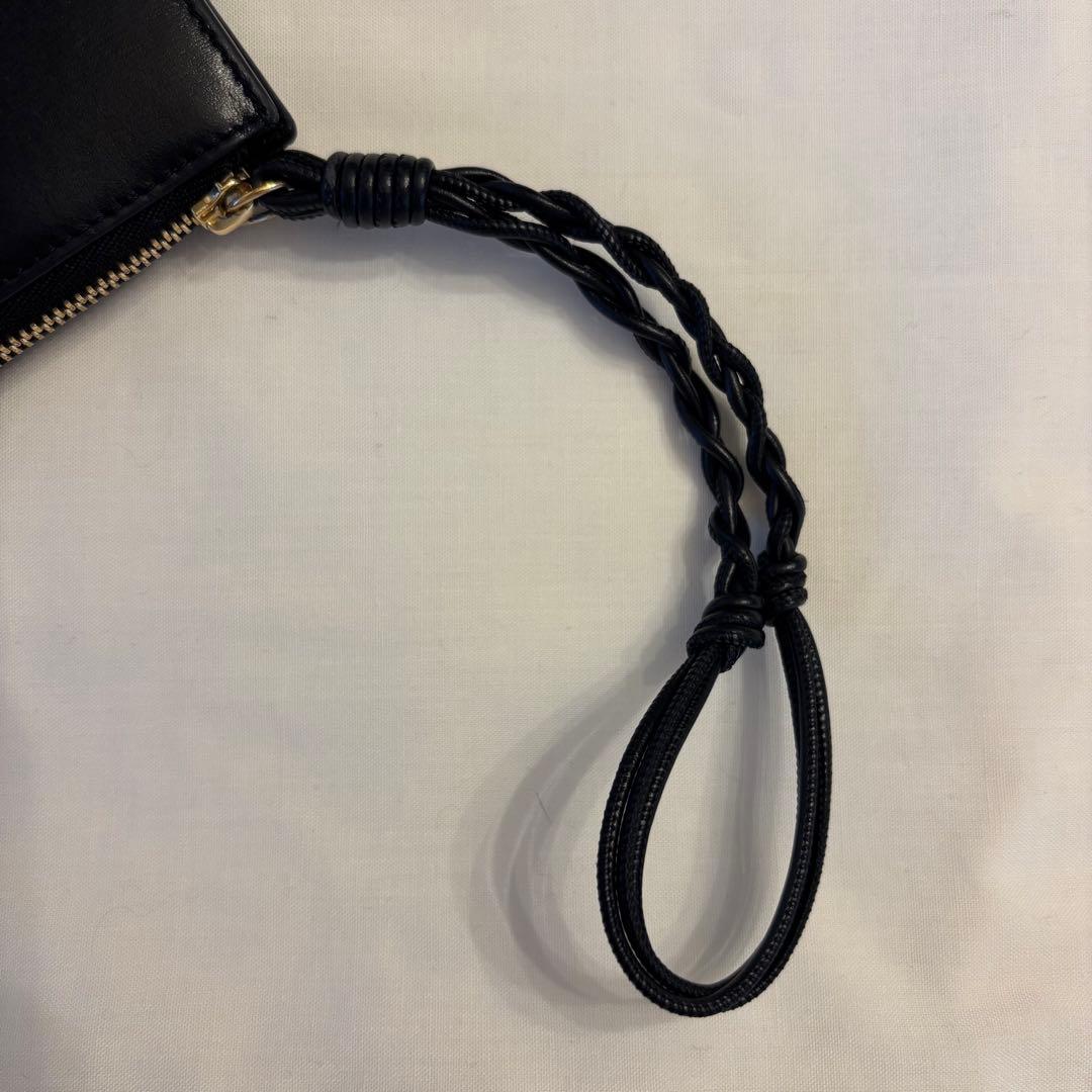 JIL SANDER TANGLE カードホルダー ジルサンダー ブラック