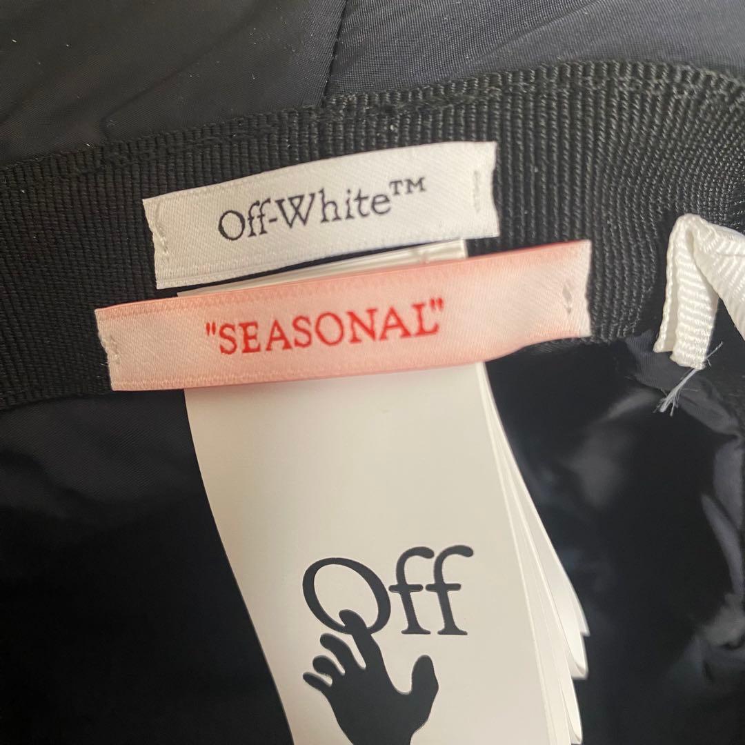 【新品タグ付き】オフホワイト　バケハ