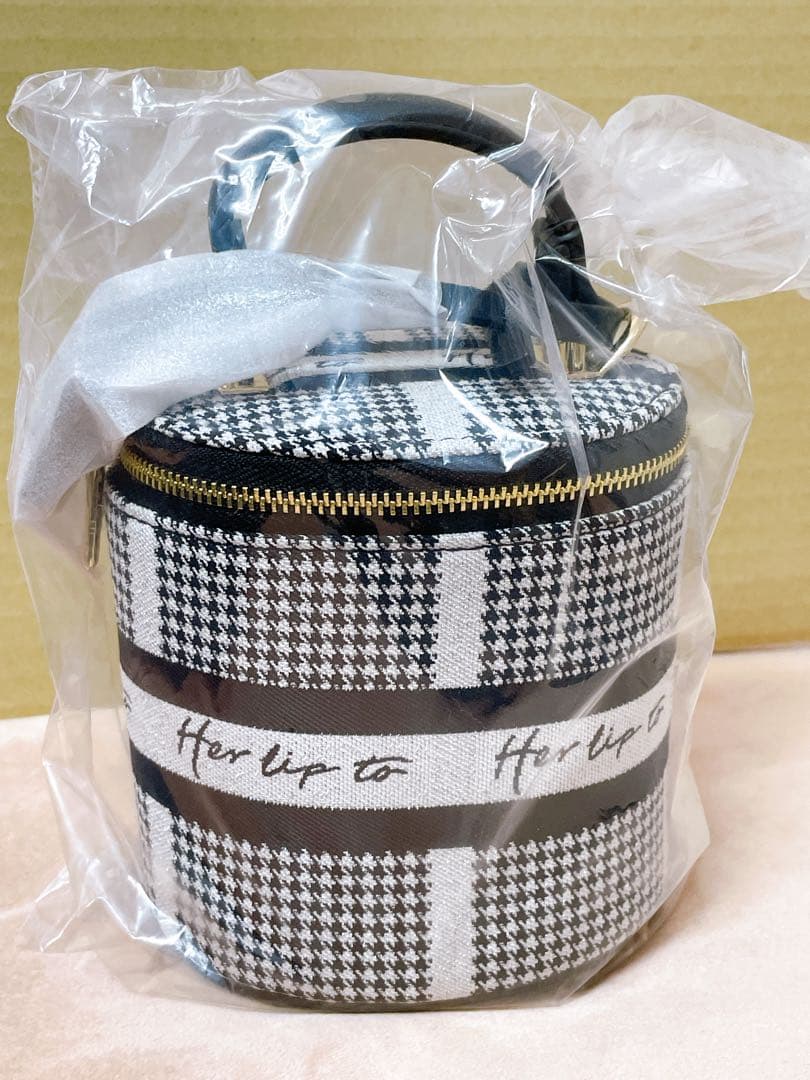 バッグ HLT Jacquard Mini Vanity Bag silver