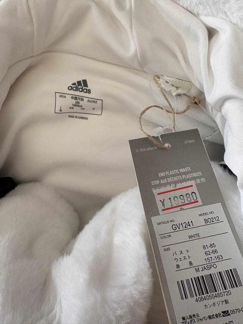 adidas ゴルフ 3点セット モコモコ フリースセットアップ＋ロゴ付レギンス