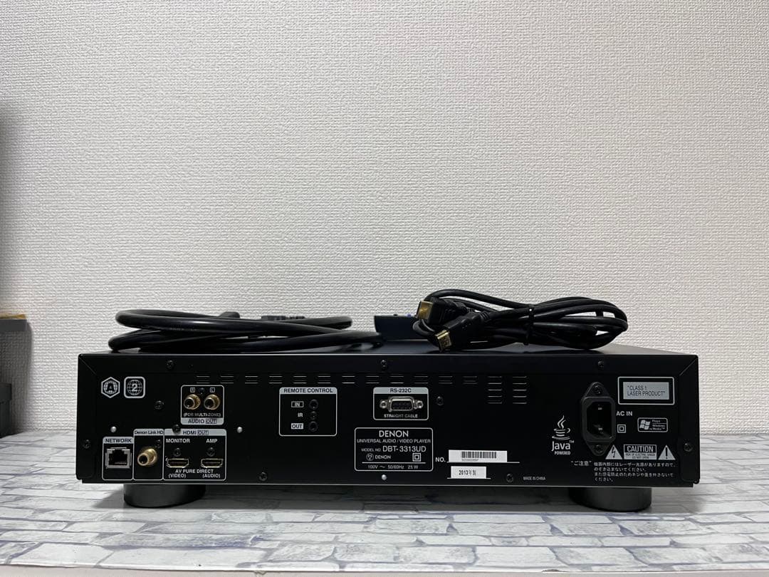 美品　DENON デノン　ユニバーサルプレイヤー　DBT-3313UD
