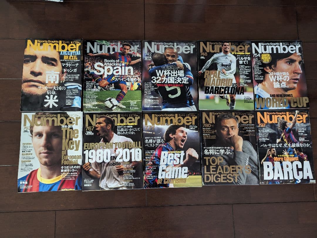 スポーツ雑誌　number
