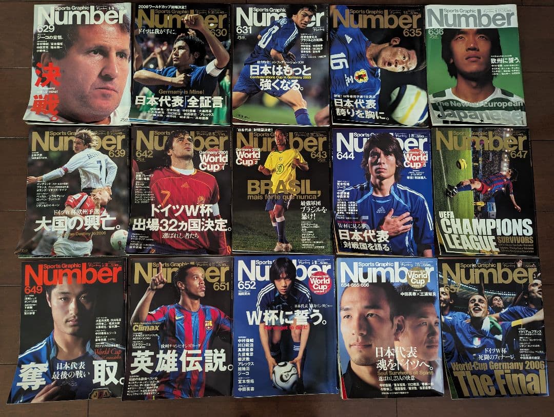 スポーツ雑誌　number