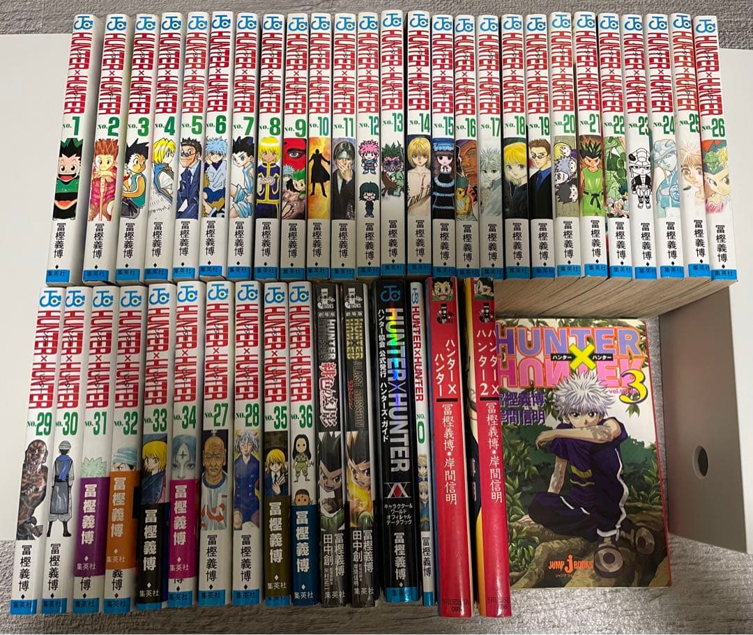 HUNTERx HUNTER 1〜36巻　0巻　小説5冊　ガイド1冊