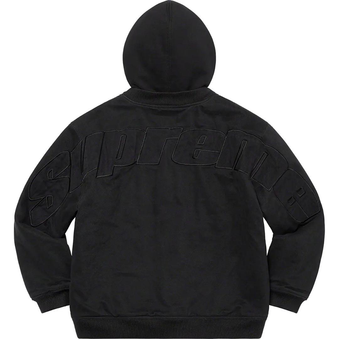 ジャケット・アウター Supreme Hooded Twill Varsity Jacket XL