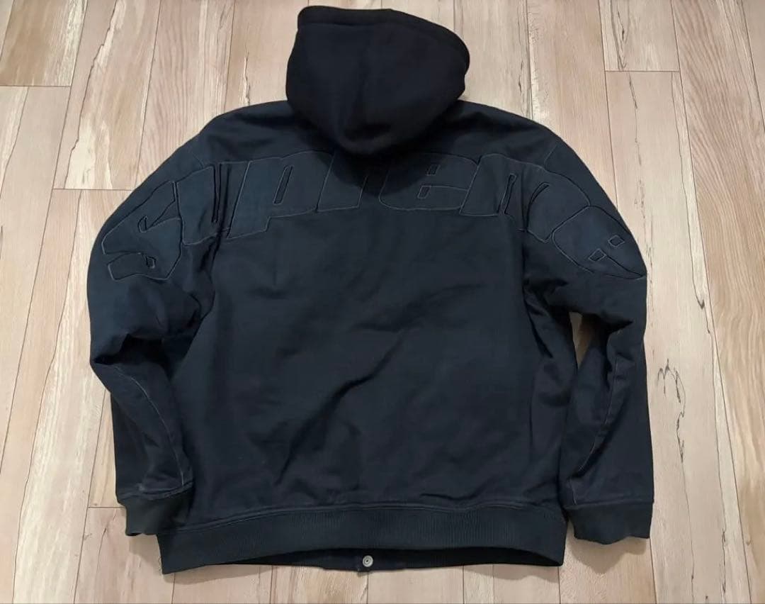 ジャケット・アウター Supreme Hooded Twill Varsity Jacket XL