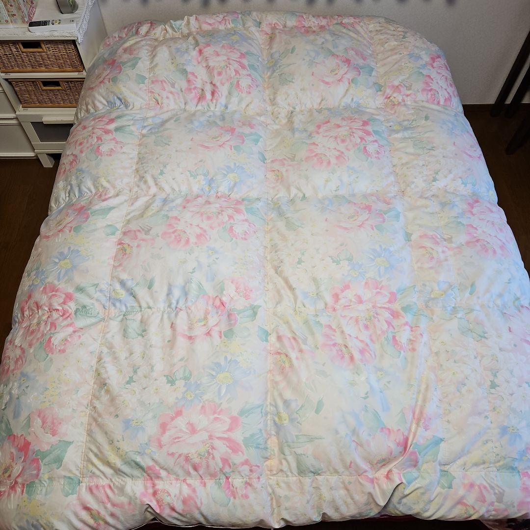 チャーミユ　東洋羽毛　羽毛掛布団　W　ダブルサイズ