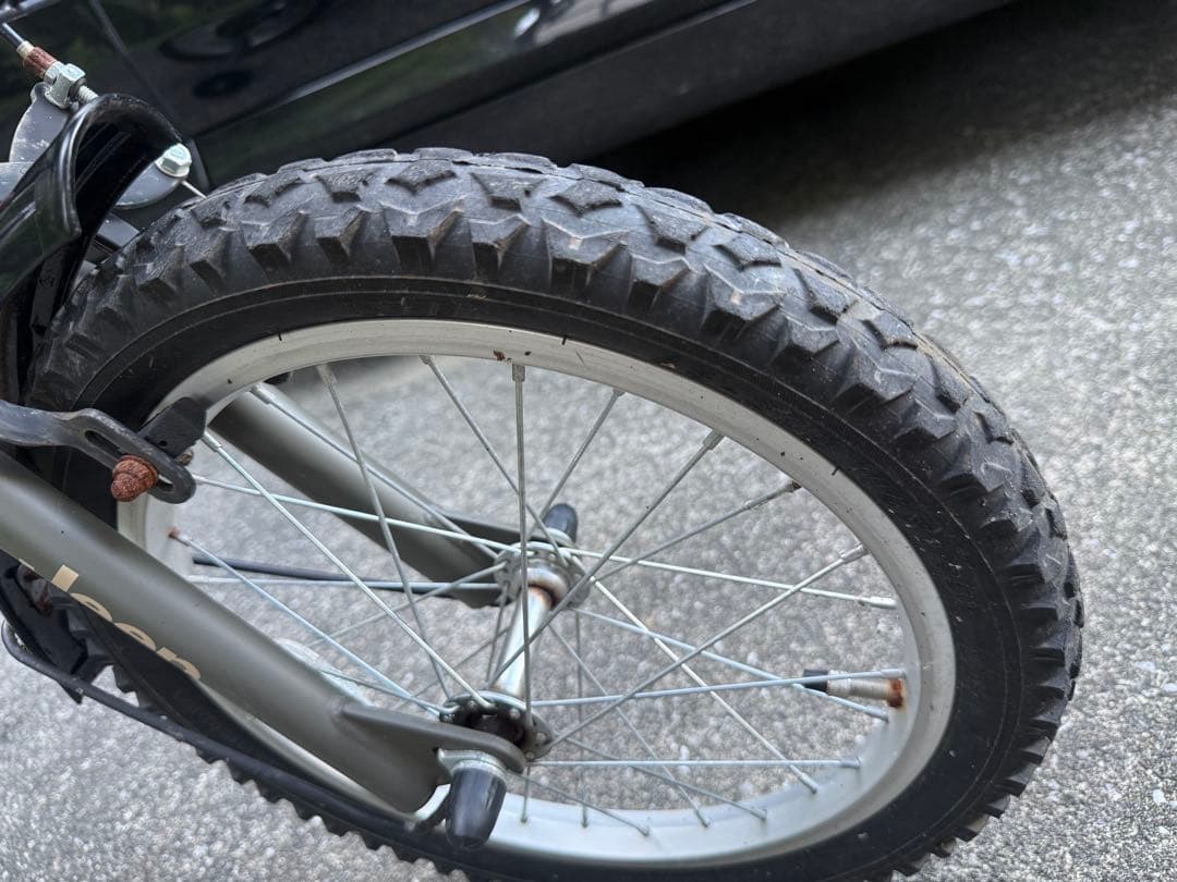 Jeep キッズバイク 16インチ JE-16G｜2022年2月購入サビあり／