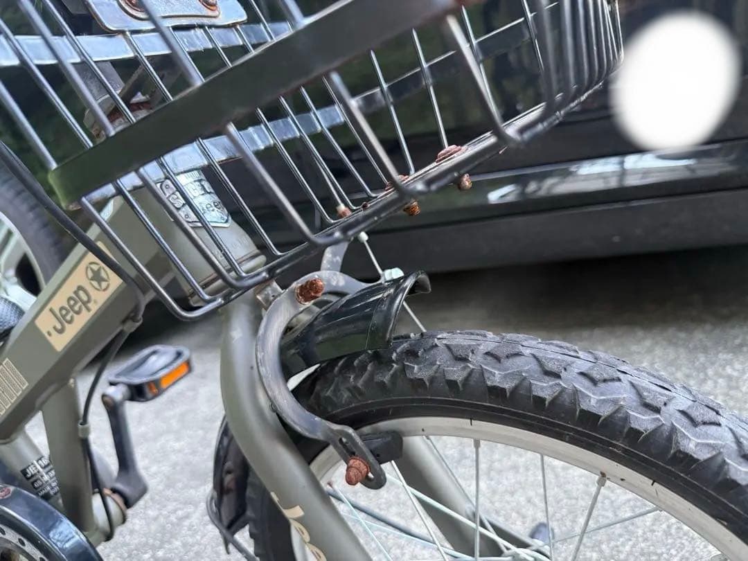 Jeep キッズバイク 16インチ JE-16G｜2022年2月購入サビあり／