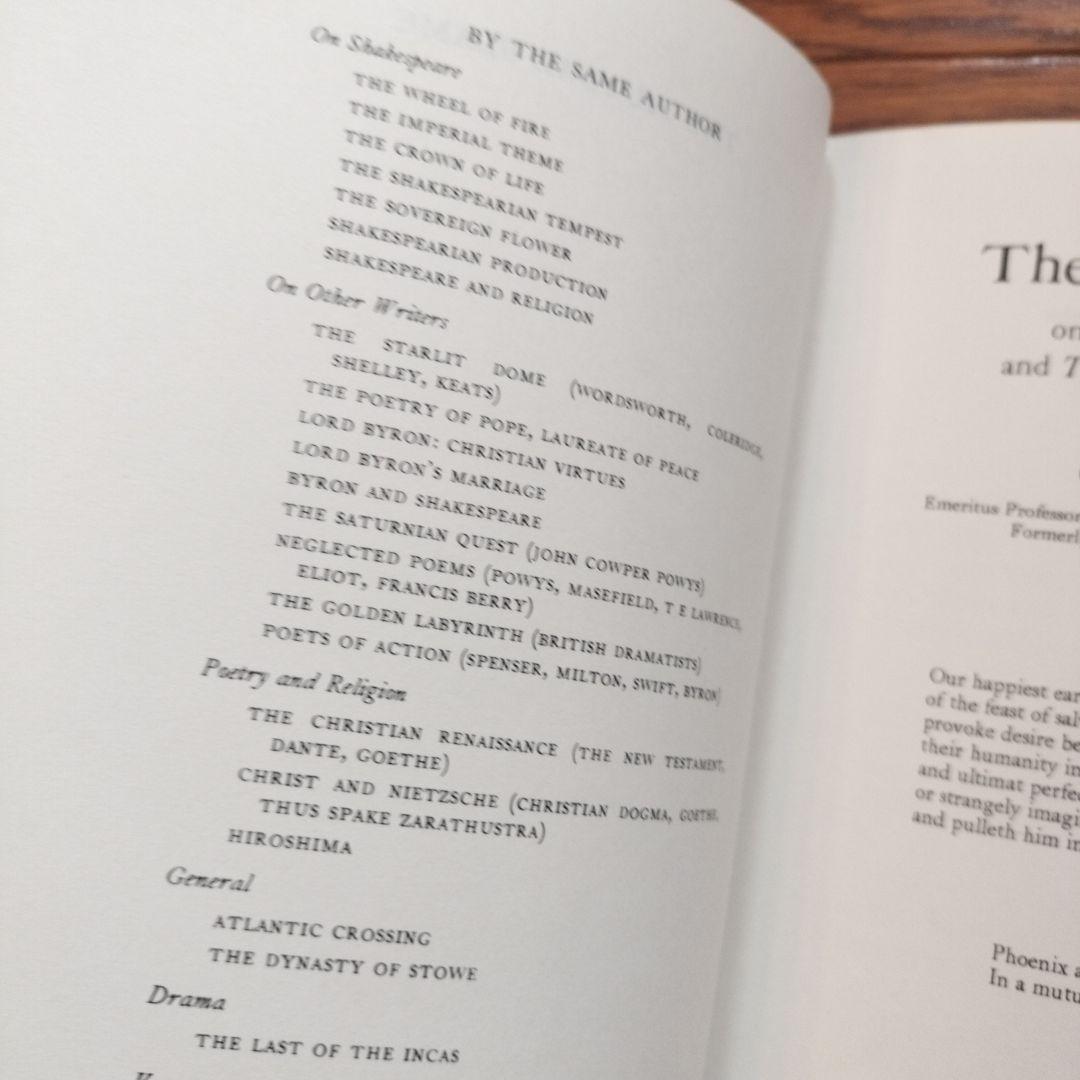 洋書 G. Wilson Knight The Mutual Flame