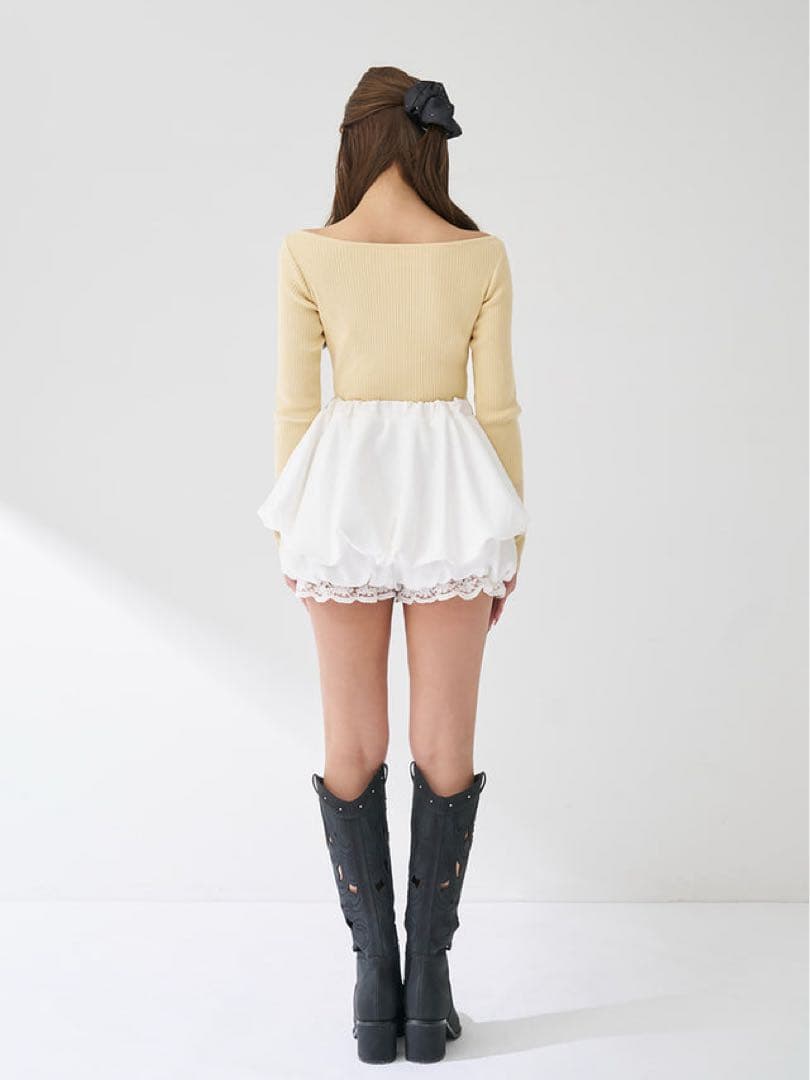 Darich ボリュームバルーンミニスカート F-Lサイズ