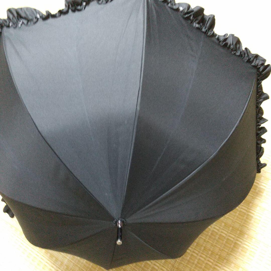 フアーロン様Rose Blanc ブラック長傘 晴雨兼用