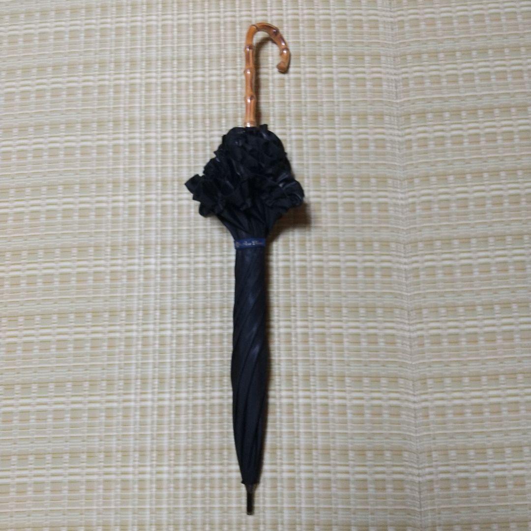 フアーロン様Rose Blanc ブラック長傘 晴雨兼用