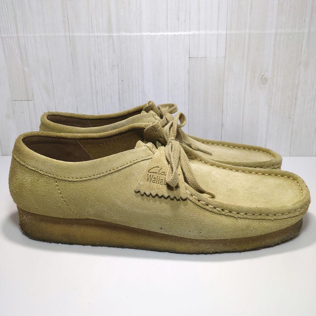 【良品】Clarks　クラークス　ワラビー　ローカット　スエード　27.5cm