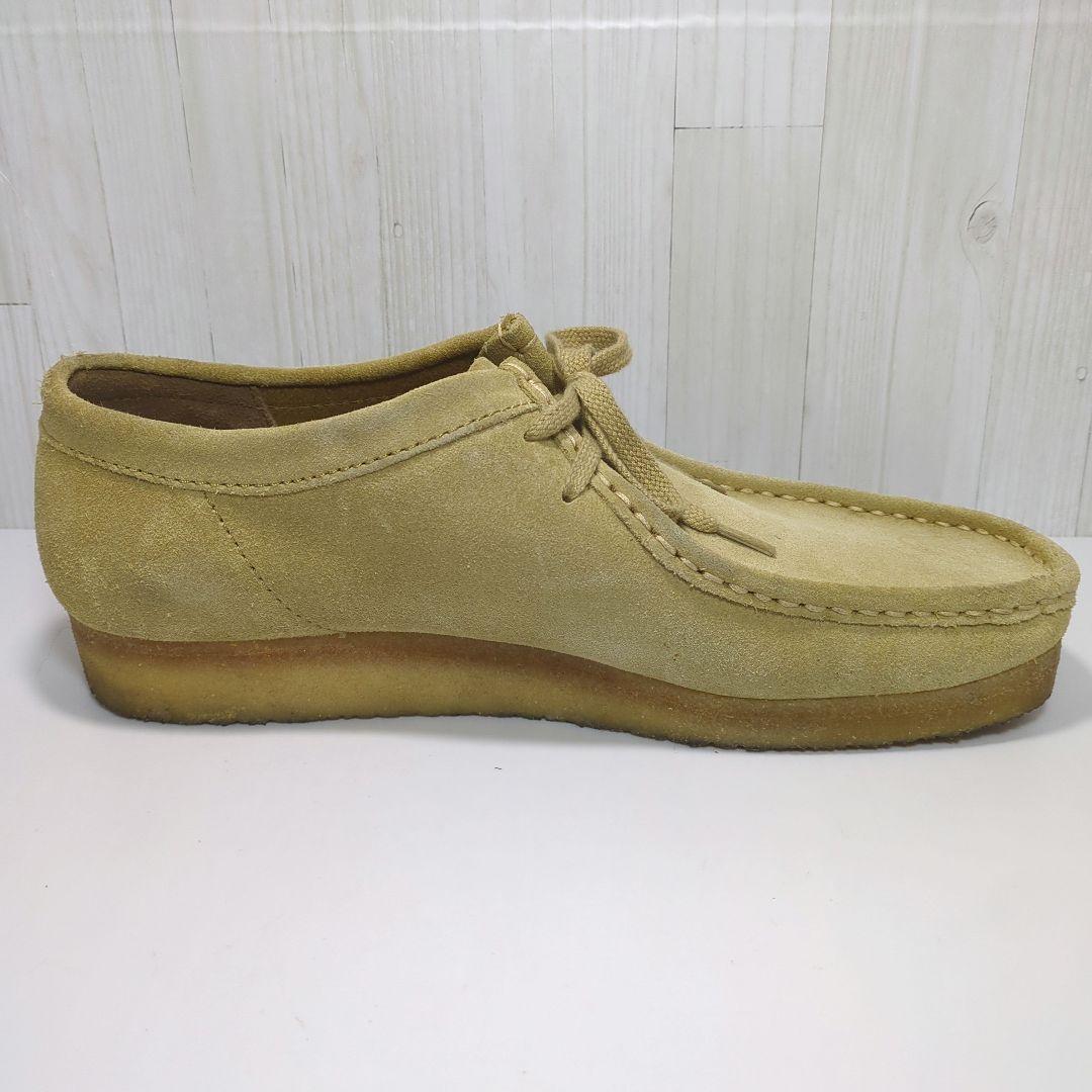 【良品】Clarks　クラークス　ワラビー　ローカット　スエード　27.5cm