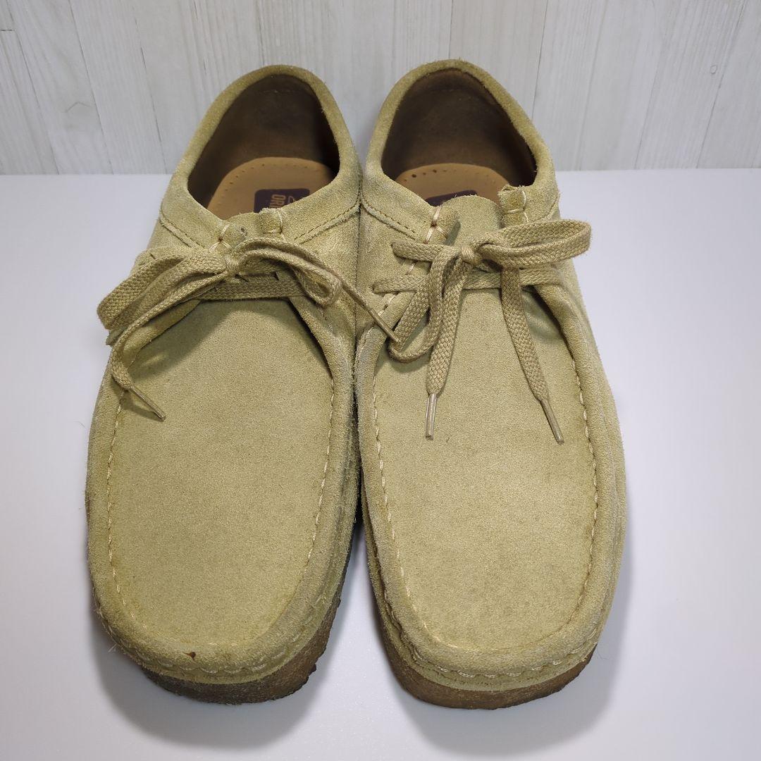 【良品】Clarks　クラークス　ワラビー　ローカット　スエード　27.5cm