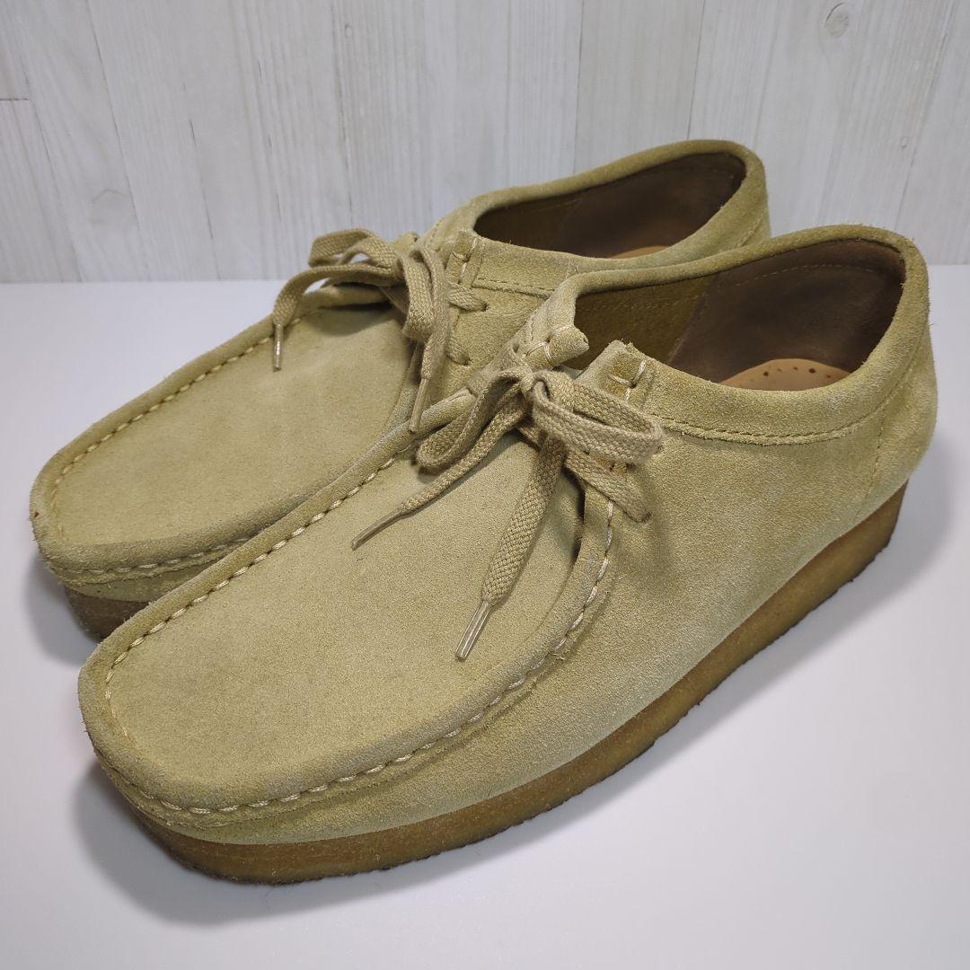 【良品】Clarks　クラークス　ワラビー　ローカット　スエード　27.5cm